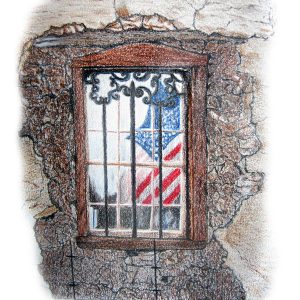 New Orleans Window 8″x 10″