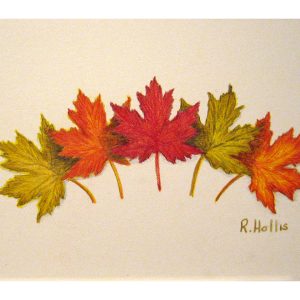 Oak Leaves 5″x 7″