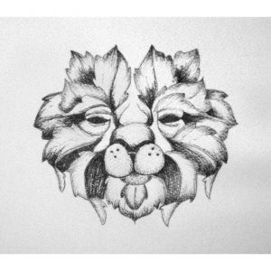 Leaf Lion 4″x 6″