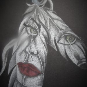 Feather Girl 8×10