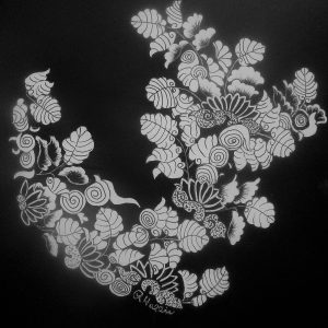 Floral Wreath 9×12